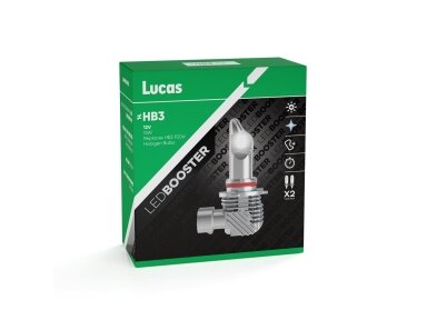 LED 12V 15W P20d HB3 6500K 2VNT LUCAS LED 12V 15W P20d HB3 6500K 2VNT LUCAS