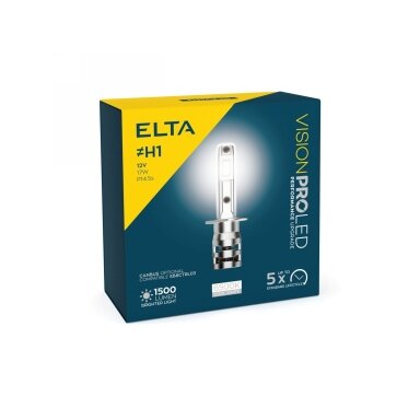 LED 12V 11W 6500K P14,5s (H1) 2PCS VISION PRO