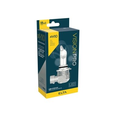 LED 12V 12W PY20d H10 6500K 2PCS VISION PRO