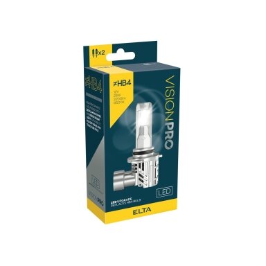 LED 12V 25W P22d HB4 6500K 2PCS VISION PRO