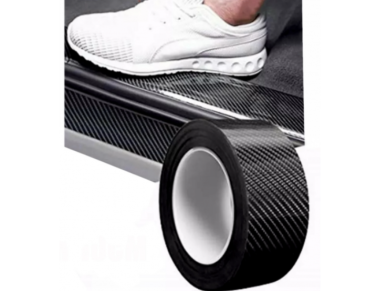 Lipni automobilio slenksčių apsauginė juosta 10cm X 5m (Carbon 5D raštas) Lipni automobilio slenksčių apsauginė juosta 10cm X 5m (Carbon 5D raštas)
