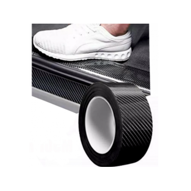 Adhesive car sill protection tape 10cm X 5m (Carbon 5D pattern)