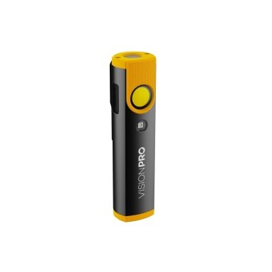 PREMIUM Rechargeable work lamp - pocket spotlight with UV light rechargeable 350LM, 3W COB + 1SMD VISION PRO