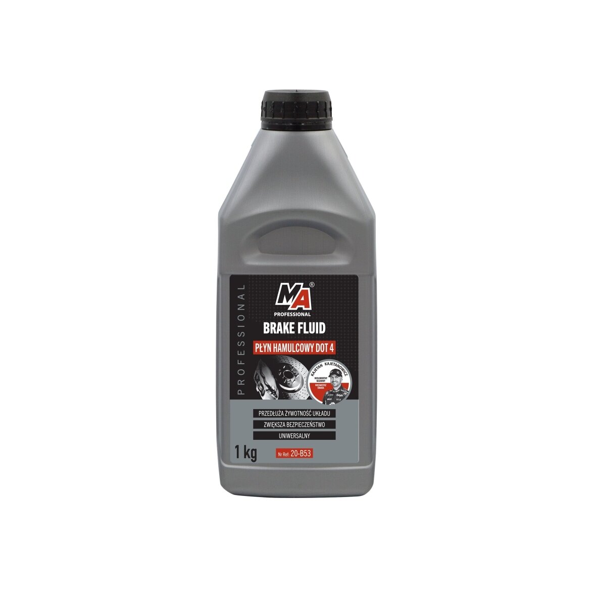 MA PROFESSIONAL Brake fluid DOT4 - 1kg resistant to -70°C - +230°C 20-B53