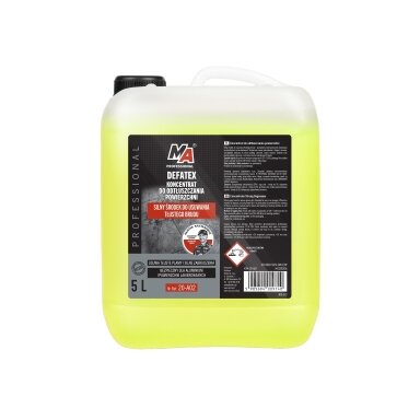 MA PROFESSIONAL DEFATEX 5 L- Concentrate for degreasing and washing tools, floors, plastic, metal 1:20 ÷ 1:200 5L (pleasant smell) 20-A02 MA PROFESSIONAL DEFATEX 5 L- Concentrate for degreasing and washing tools, floors, plastic, metal 1:20 ÷ 1:200 5L (pleasant smell) 20-A02
