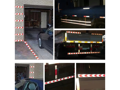 Lipni baltai raudona šviesą atspindinti juosta - 25metrai rulonas/ 5cm plotis 1 Lipni baltai raudona šviesą atspindinti juosta - 25metrai rulonas/ 5cm plotis 1