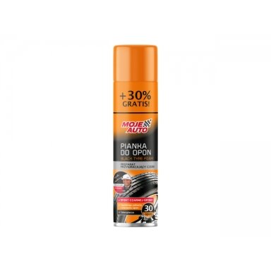Black Tyre Foam 520ml MOJE AUTO 19-584
