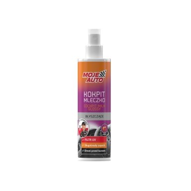 Plastic milk gloss for cleaning and UV protection - APPLE scent 300ml MOJE AUTO 19-574