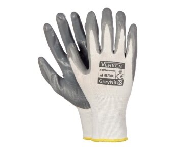 Nitrilinės darbo pirštinės - GreyNit 3121X (10 dydis)