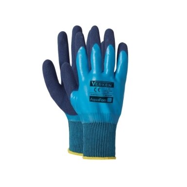AquaFom waterproof work gloves with double latex coating (size 10) with hook AquaFom waterproof work gloves with double latex coating (size 10) with hook