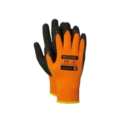 Winter work gloves coated with coarse latex (size 10) ClassicWint
