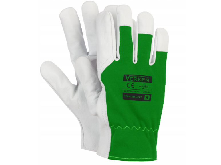 Pašiltintos odinės darbo pirštinės (11 dydis) Thermo Leaf Pašiltintos odinės darbo pirštinės (11 dydis) Thermo Leaf