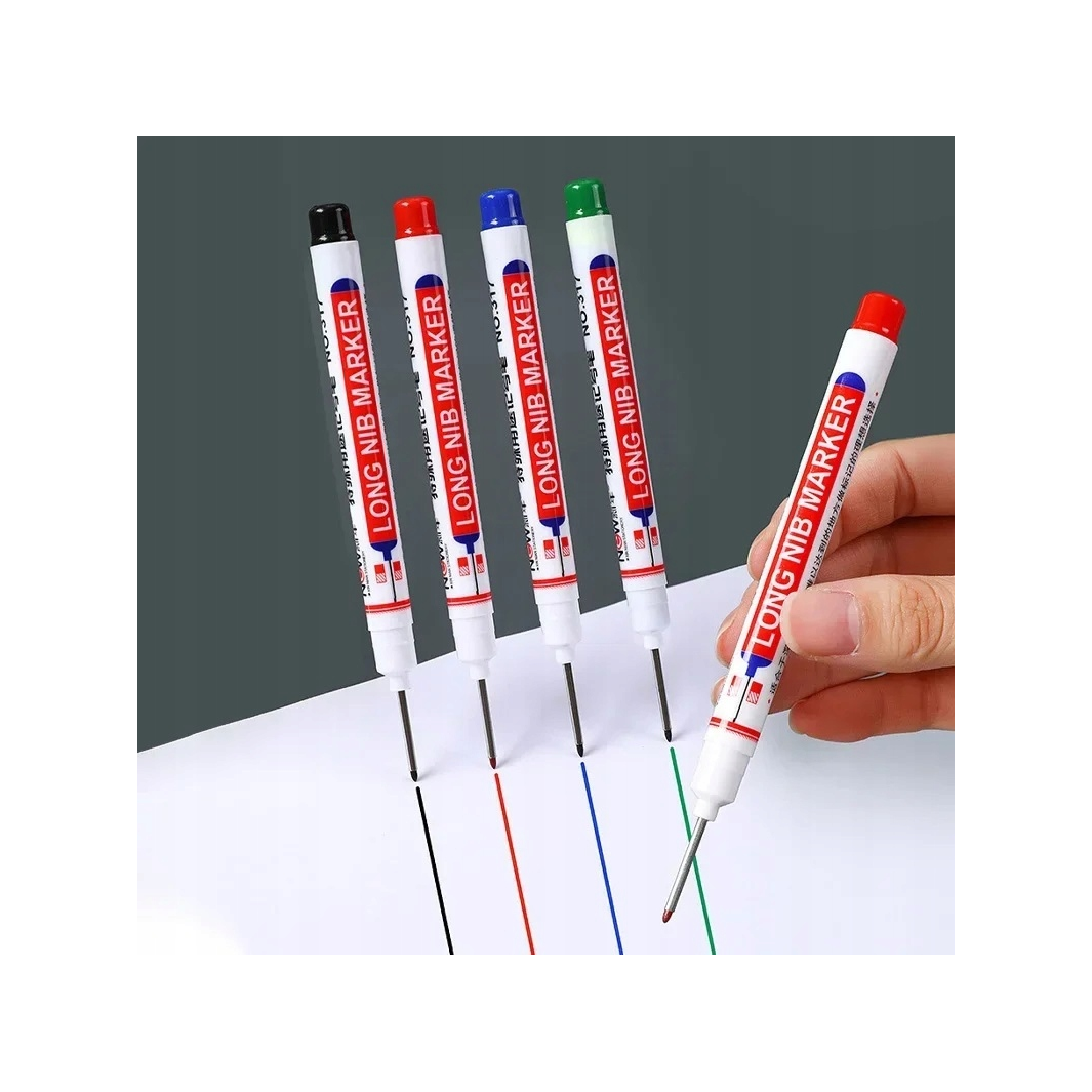 Marker black, blue, red, green 20mm tip length for ceramics, wood, paper, plastic, glass, metal (4pcs) Marker black, blue, red, green 20mm tip length for ceramics, wood, paper, plastic, glass, metal (4pcs)