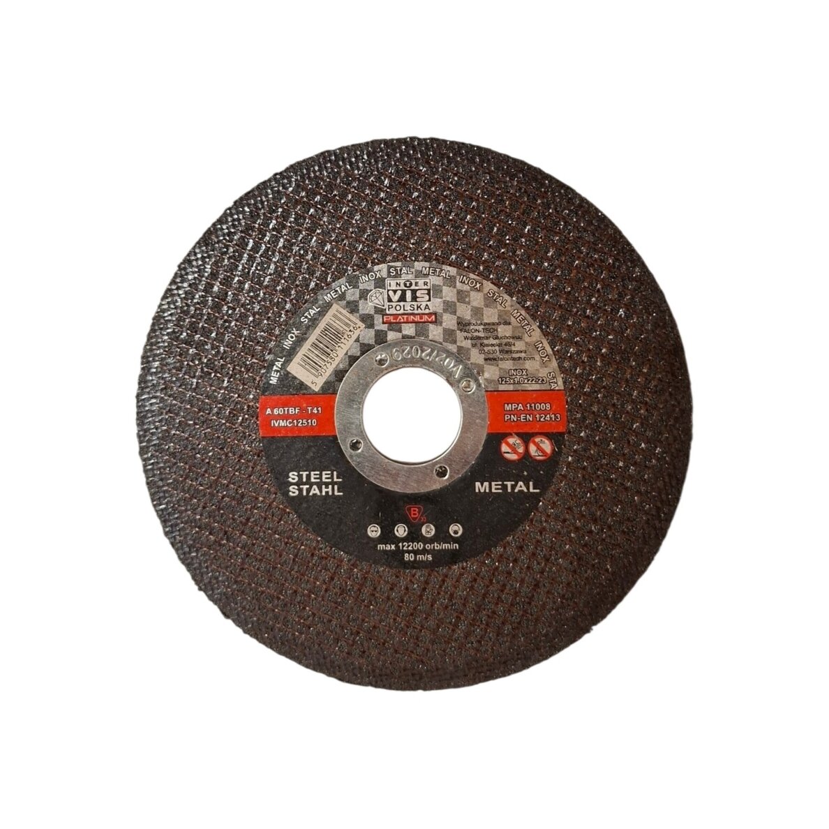 PLATINUM metal cutting disc 125 x 1.0 x 22.23 mm PREMIUM QUALITY