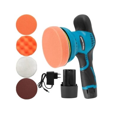 Cordless polisher 380W with speed control + sponge set