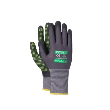 PREMIUM NitroFlex Dots Work gloves coated with nitrile foam with dots - resistant to abrasion (10 size) PREMIUM NitroFlex Dots Work gloves coated with nitrile foam with dots - resistant to abrasion (10 size)