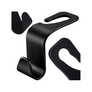 Car hook for bags and other items (attaches to the headrest) Car hook for bags and other items (attaches to the headrest)