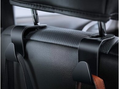 Maišelio ir daiktų pakaba automobiliui (tvirtinama prie galvos atlošo) 3 Maišelio ir daiktų pakaba automobiliui (tvirtinama prie galvos atlošo) 3