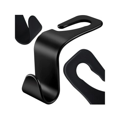 Car hook for bags and other items (attaches to the headrest) Car hook for bags and other items (attaches to the headrest)