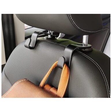 Car hook for bags and other items (attaches to the headrest) 1