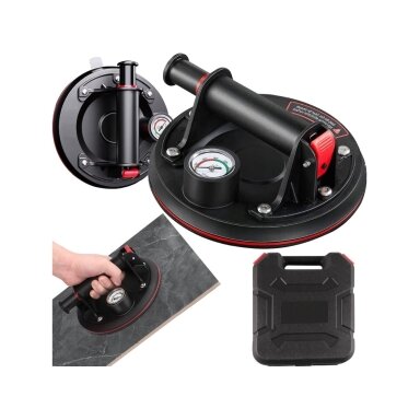 Manual vacuum pump - holder with pressure gauge 200Kg high quality