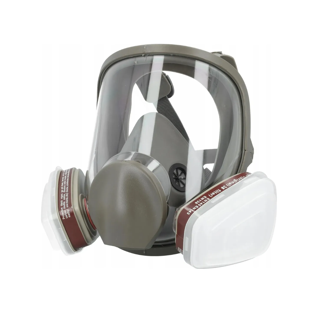 6800 Respirator - protective full face mask complete set with carbon filters + 10pcs additional pre-filters 2 6800 Respirator - protective full face mask complete set with carbon filters + 10pcs additional pre-filters 2