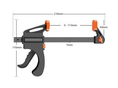 MINI Spaustuvas - Staliaus spaustuvai automatiniai 110mm