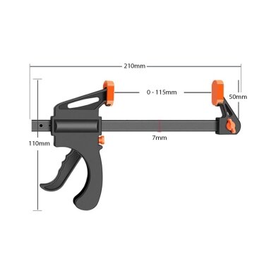 MINI Clamp - Carpenter's clamps automatic 110mm