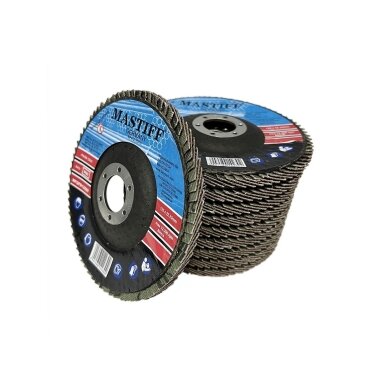 Flap disc for metal and wood, 125x22.23 mm, P60