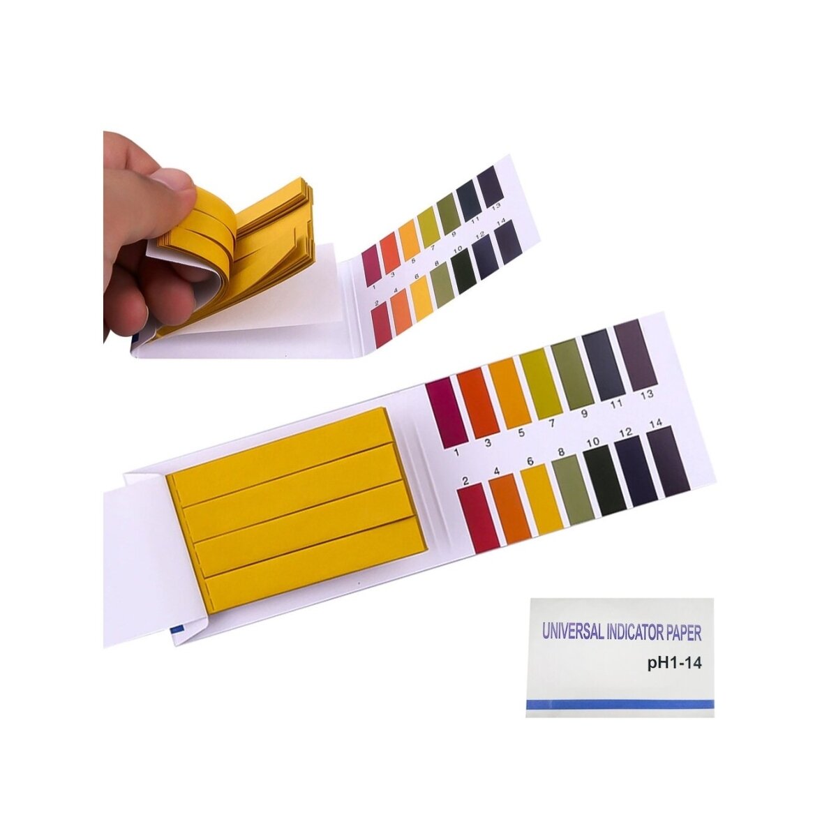 Litmus paper - pH strips 1-14pH 80 pcs. strips Litmus paper - pH strips 1-14pH 80 pcs. strips