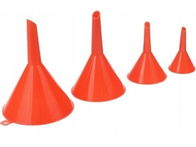 Piltuvas - leika rinkinys 4vnt 50mm, 75mm, 100mm, 125mm
