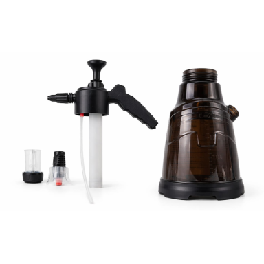 Pressure sprayer 3in1 for active foam and medium strength chemicals with 20ml dispenser 2.3L Pressure sprayer 3in1 for active foam and medium strength chemicals with 20ml dispenser 2.3L