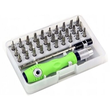 Screwdriver + bit set 32in1 ph0; ph00; ph000; ph1; ph2