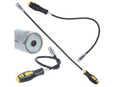Griebtuvas lankstus magnetas - teleskopinis magnetas su LED pašvietimu