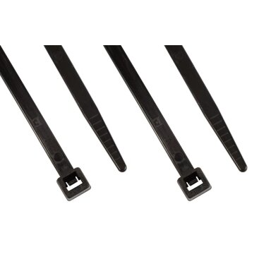Fastening straps 9.0 x 1220mm /100pcs. Black (zippers)