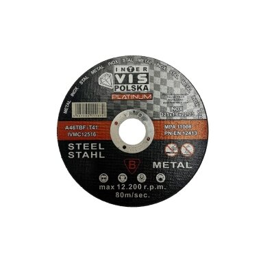 PLATINUM metal cutting disc 125 x 1.6 x 22.23 mm PREMIUM QUALITY