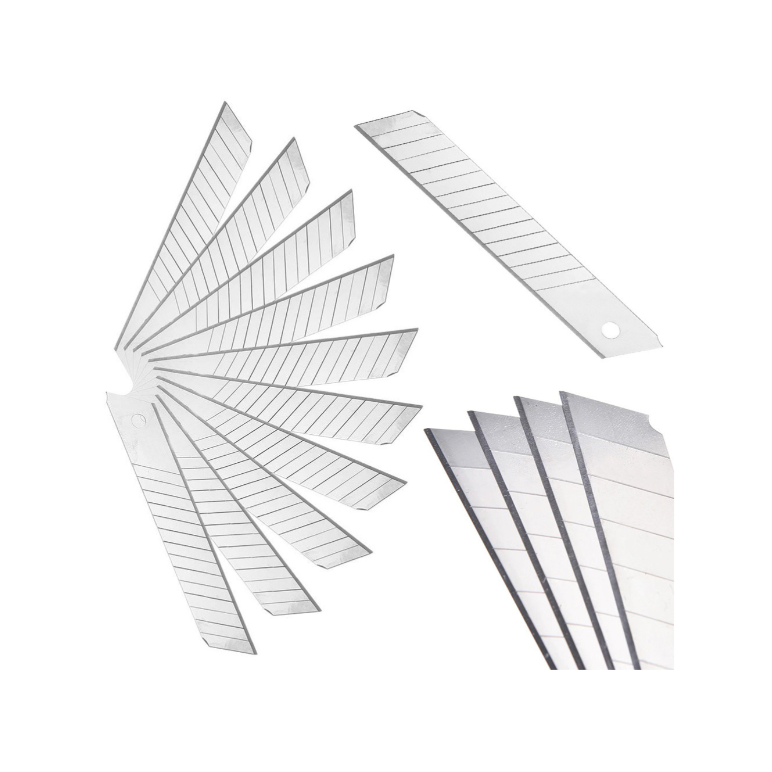 Strong snap-off blades 18mm 10pcs (15 steps for breaking)