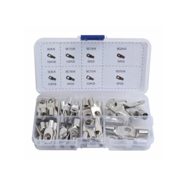 Cable lug set 65pcs.