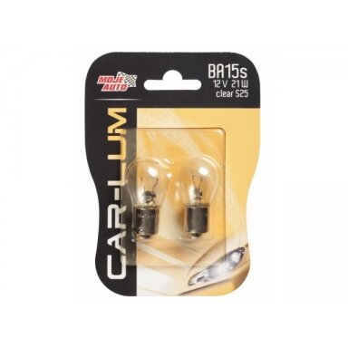 VIRAGE- Bulb BAI5S 12V/21W S25 Clear (2Pak)
