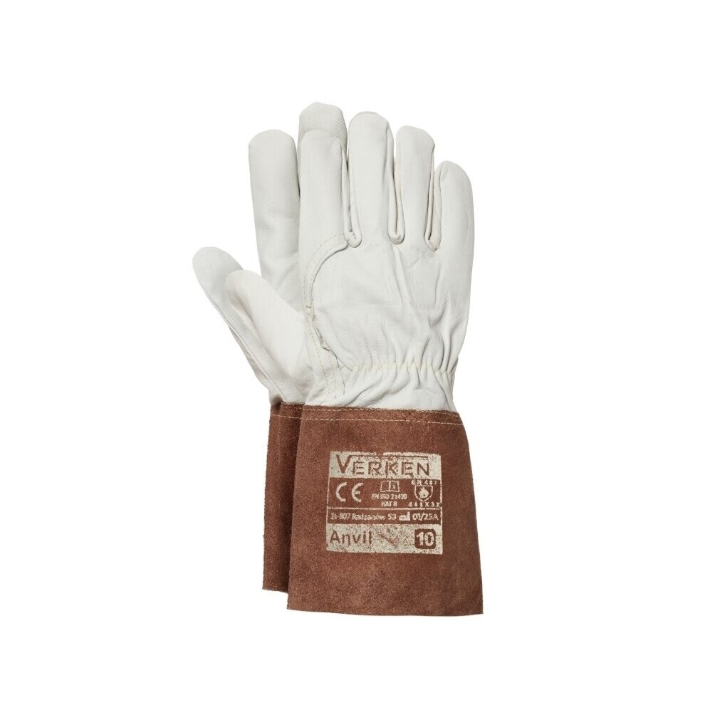 Anvil welder's gloves (size 10)