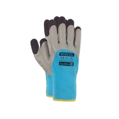 Winter work gloves with double latex coating (size 10) DuoWint