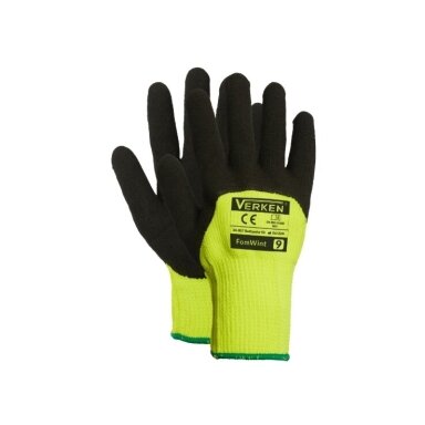 Winter work gloves coated with foam latex (size 11) FomWint