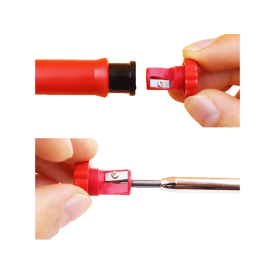 Marker - automatic pencil + 13pcs spare pencil cartridges for wood, concrete, metal (unpainted) 2