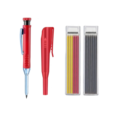 Marker - automatic pencil + 13pcs spare pencil cartridges for wood, concrete, metal (unpainted)